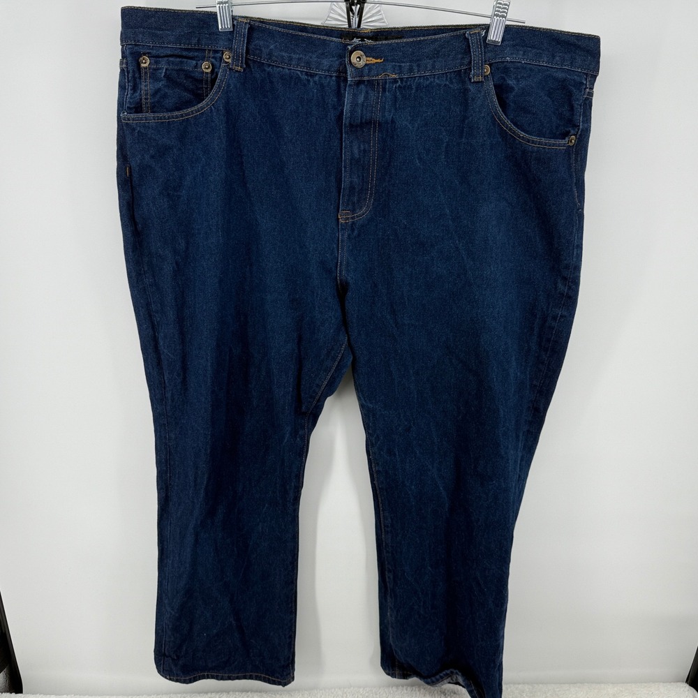Kno-betta‎ Classic Jeans Men Dark Wash 48x30 Cotton Denim - Picture 2 of 10